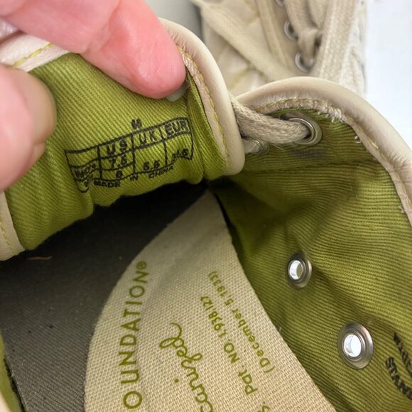 PF Flyers Posture Foundation Quilted Low Top Sneakers Sz 7.5 Streetwear - Picture 10 of 10